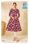 Daisy Vol 3 By Mcm Pure Cotton Printed A Line Flair Online Kurtis Wholesale

